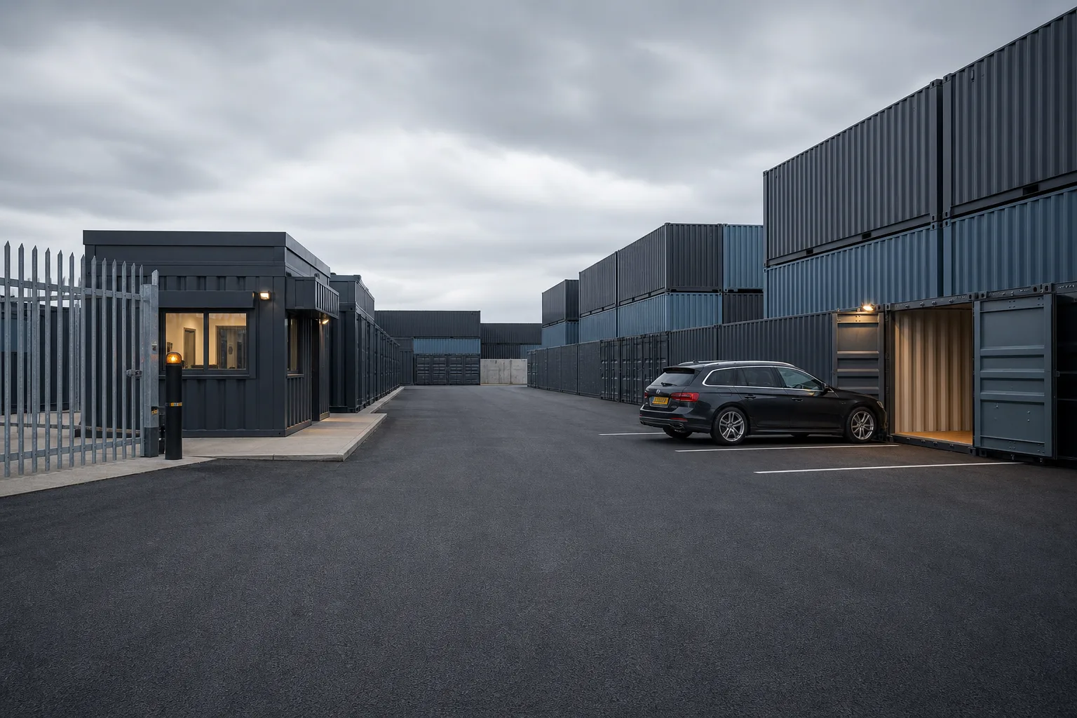 Container sites property